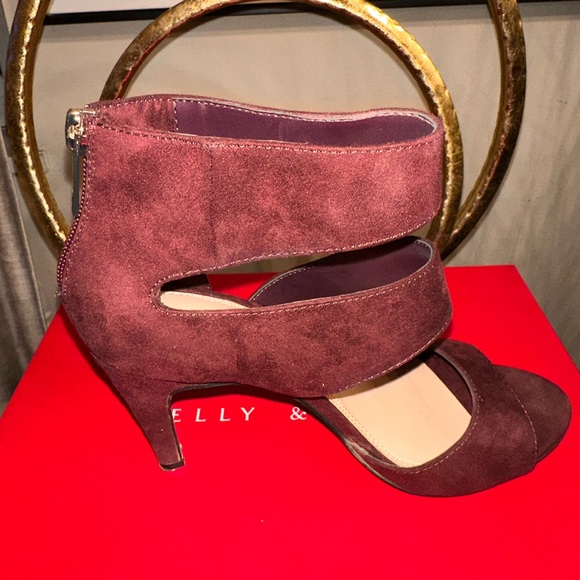 ❤️Katie & Kelly Amari Bordo Strappy Open Toe Back Zipper Sandal - Picture 8 of 16